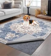 Non-Slip Rug Pads 1/4” Thick, 2x3Ft Waterproof Rugs Non Skid Rug Pad for All Floors and Finishes Durable Hardwood Floor Protective Felt Keeps Rugs in Place, Safe and Secure