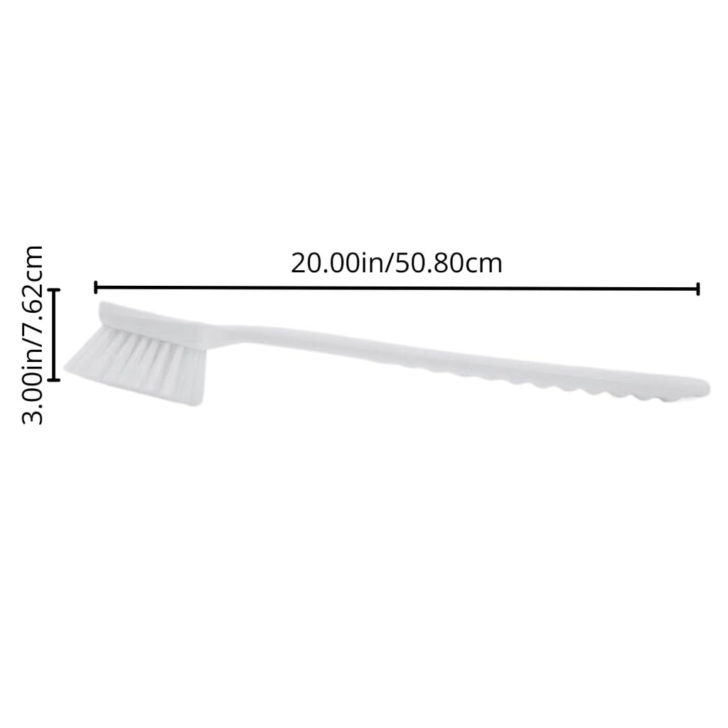 SPARTA 40501EC05 Plastic Large Scrub Brush, Kitchen Brush, Utility Brush With Long Handle For Cleaning, 20 Inches, Red