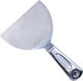 Flex All Stainless Steel Joint Knife Putty Scraper,6-Inch Professional Grade 420 stainless steel, All-Metal, Precision Ground Edge Putty Knife Tape Knife (6")