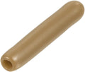 uxcell 20pcs Rubber End Caps 1.5mm(1/16") ID Vinyl PVC Round Tube Bolt Cap Cover Screw Thread Protectors Light Brown