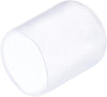 uxcell 20pcs Rubber End Caps 19mm(3/4") ID Vinyl PVC Round Tube Bolt Cap Cover Screw Thread Protectors Clear