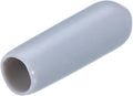 uxcell 20pcs Rubber End Caps 4mm ID Vinyl PVC Round Tube Bolt Cap Cover Screw Thread Protectors Grey