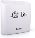 Picowe Magnetic Laundry Storage, Large Lint Holder Bin for Laundry Room, Space-Saving Trash Container Hanging on Dryer, Washer or Wall Mount (Gray White)