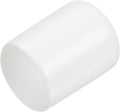 uxcell 20pcs Rubber End Caps 15mm ID Vinyl Round End Cap Cover Screw Thread Protectors White