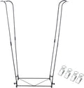 Trash Bag Holder, Metal Garbage Bag Holder, 30-45 Gallon Portable Trash Bag Holder Stand, Multi-use Leaf Bag Holder for Yard, Camping, Party, Wedding