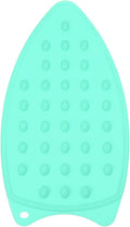 PATIKIL Silicone Iron Rest Pad, Multipurpose Hot Heat Resistant Iron Rest Plate Protective Pad for Ironing Board Hot Resistant Steamer Steam Compact Mat, Lake Blue