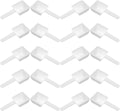 VOSAREA 30pcs Plastic Measuring Spoons Laundry Powder Small Scoops for Home Use Reusable and Portable Scooper for Powders (3.73X1.77X0.98 Inch)