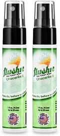 Flushie Pre-Toilet Sprays for Poop Travel Size Toiletries Bathroom Spray for Poop Spray for Toilet Deodorizer Traveling Essentials Poop deodorizer Poop Odor eliminator