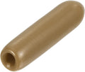 uxcell 20pcs Rubber End Caps 2mm ID Vinyl PVC Round Tube Bolt Cap Cover Screw Thread Protectors Light Brown