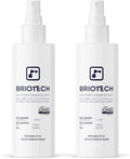 BRIOTECH Sanitizer Disinfectant Hypochlorous Spray, Kill 99.99% of Viruses & Bacteria, Control Mold, Eliminate Odor, Gentle for Nurseries, Food Contact Surface Sanitizer, 2 fl oz Travel Size (2 Pack)