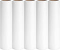 10 inch Mega Lint Roller Refills Compatible with Evercare Layers Smart Design Large Floor Lint Rollers Extreme Stick 10'' Wide Sticky Roller Refills 60 Sheets per Roll 5 Pack Total 300 Sheets