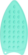 HARFINGTON Silicone Iron Rest Pad, Multipurpose Iron Hot Resistant Mat Iron Rest Plate for Ironing Board Hot Heat Resistant Steam Compact Mat, Turquoise