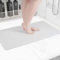 Non-Slip Bathtub Mat, Anti Slip Shower Mat, Fast Drying Bathtub Mats, Foot Scrubber Mat, Anti Slip Mat for Tub, Floor, Bathroom, Kitchen, Home, Hotel (White 40"×28")