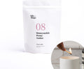 Siblings Candle Making Kit | DIY Coconut-Soy Wax Candle Kit with Wooden Wick | Scent No 08: Honeysuckle, Peony, Amber | Clean, Non-Toxic, Reusable, 60 Hr Burn