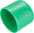 uxcell 20pcs Rubber End Caps 50mm(2 Inch) ID Vinyl PVC Round Tube Bolt Cap Cover Screw Thread Protectors Dark Green