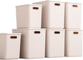 Plastic Storage Bins with lids,Storage Baskets,Container with handle,Storage Organizer Bins for Shelves,Office,Bedrooms,Closets, Cabinets(Grey，5XL+2L)