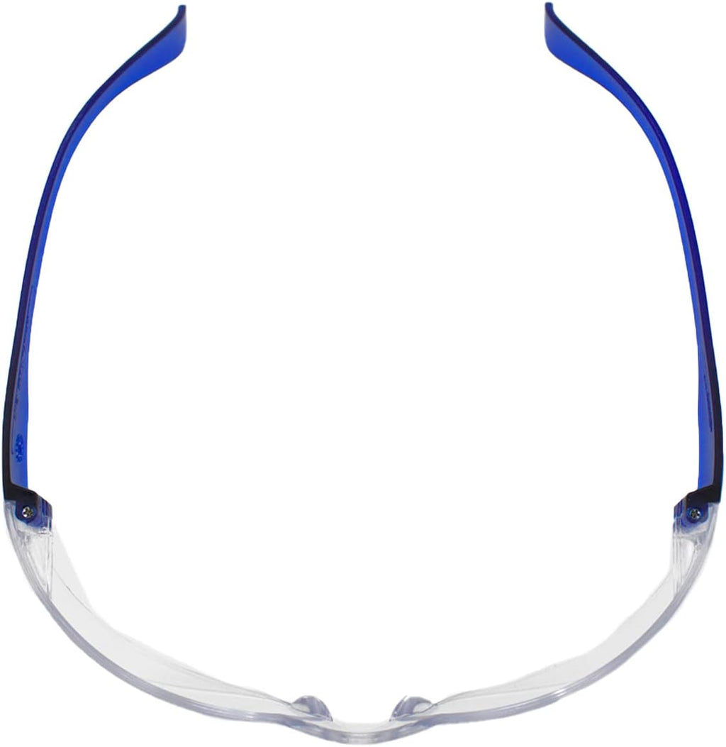 BISON LIFE Safety Glasses - Scratch Resistant Wrap Around Eyewear, Polycarbonate ANSI Z87.1 Impact Resistant Lens