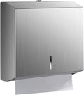 Paper Towel Dispenser Wall Mount - Multifold Trifold Paper Towel Dispensers, Large Capacity Stainless Steel Tissue Holder, Suitable for Bathrooms and Public Places
