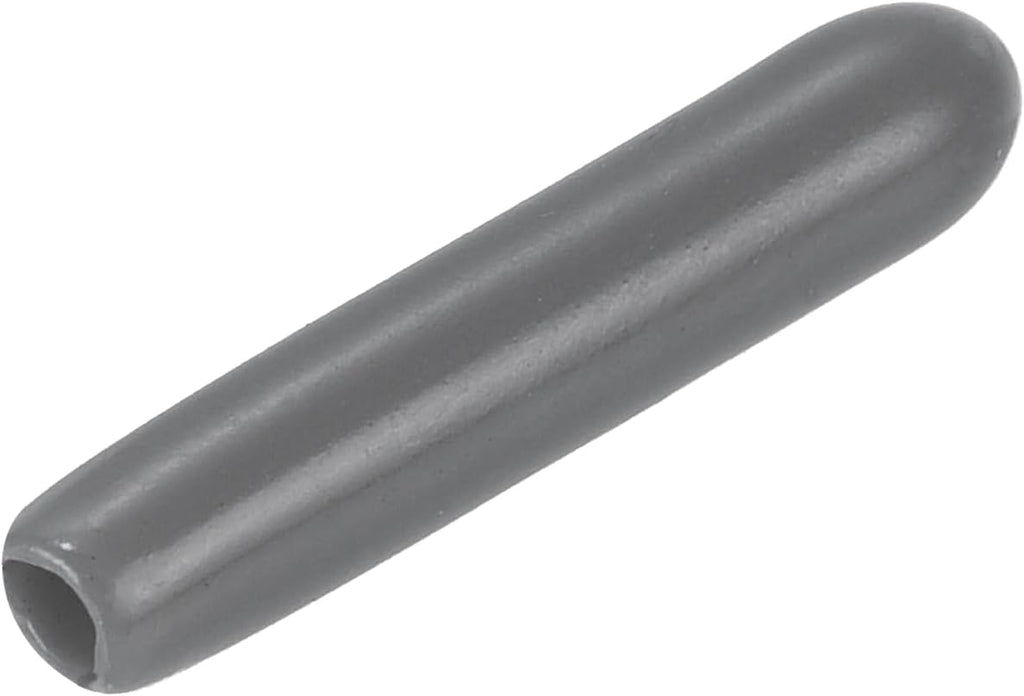 uxcell 20pcs Rubber End Caps 2mm(1/16") ID Vinyl PVC Round Tube Bolt Cap Cover Screw Thread Protectors Dark Grey
