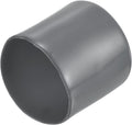 uxcell 20pcs Rubber End Caps 41mm ID Vinyl Round Tube Bolt Cap Cover Thread Protectors Dark Grey