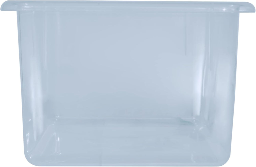 Wood Designs Cubby Storage Bin, Heavy Duty Plastic Containers for Kids Translucent Clear Cubby Tray Set of 25