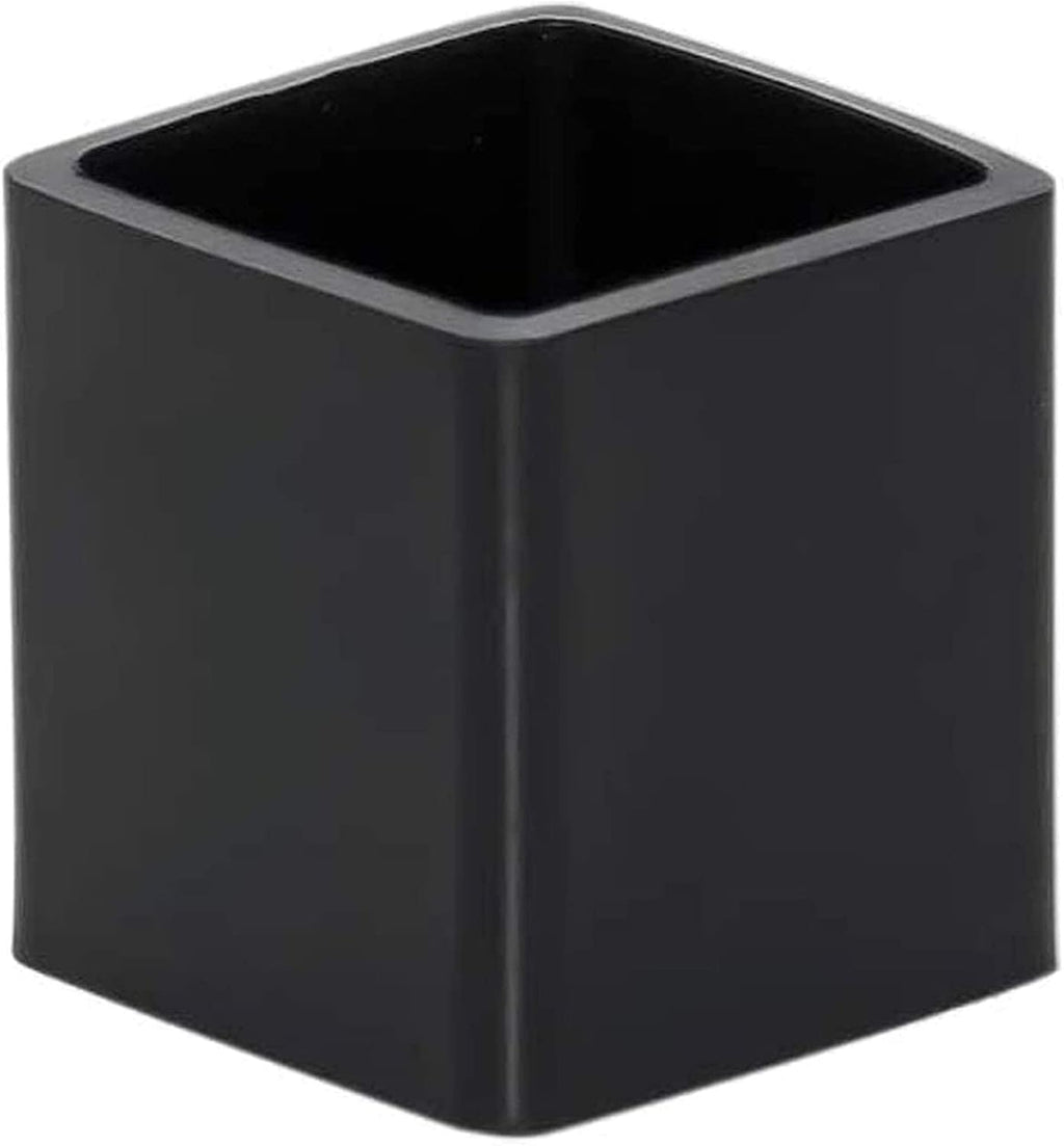 Still Awake 16 Pcs Black Square Anti-Slip Rubber Leg Tips Chair Leg Caps Furniture Floor Protectors Chair Table Bar Stool Leg Covers Furniture Leg Cube Feet 1.38 Inch x 1.38 Inch (35 x 35mm)