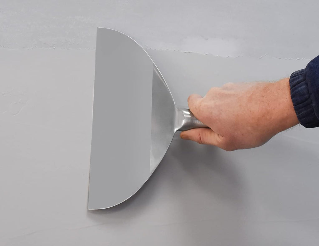 ROLLINGDOG 10 inch Putty Knife - 420 Stainless Steel One Piece Drywall Joint Knife Mirror Polished Blade for Drywall, Painting