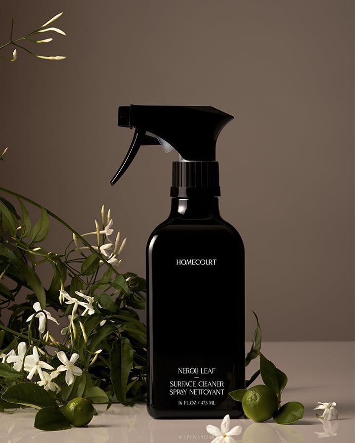 Homecourt All-Purpose Surface Cleaner Spray, Lifts Away Dirt, Smudges & Grease, For Bathroom, Kitchen & more, Clean Formula, Neroli Leaf, 16 fl oz