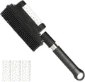 Rubber Pet Hair Removal Brush Lint & Hair Removal Cat Dog Hair Remover Brush Pet Hair Removal Tool Silicone Lint and Debris Remover for Cleaning,Grooming,Home (Black Plus)