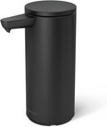 simplehuman 9 oz. Touch-Free Automatic Rechargeable Sensor Pump, Matte Black Stainless Steel, New