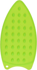 HARFINGTON Silicone Iron Rest Pad, Multipurpose Iron Hot Resistant Mat Iron Rest Plate for Ironing Board Hot Heat Resistant Steam Compact Mat, Green