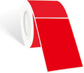 STARLIBOO 250 Red 2*3 Inch Rectangle Removable Writable Color Coding Labels, Name Tag Stickers, File Folder Labels