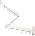 Clothes Drying Rack,Laundry Drying Rack,Clothes Rack Wall Mount,Wall Mounted Clothes Hanger Rack,Laundry Rack Folding,Retractable Clothing Rack,Collapsible Clothes Hanging Rack(Loop,White)