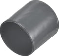 uxcell 20pcs Rubber End Caps 29mm ID Vinyl Round Tube Bolt Cap Cover Thread Protectors Dark Grey