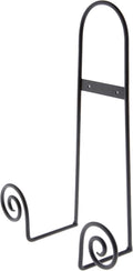 Bard's Black Wrought Iron Wall Mountable Tray or Platter Hanger, 16.25" H x 11.75" W x 4.5" D (For 16" - 30" Trays or Platters)