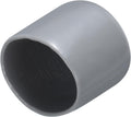 uxcell 20pcs Rubber End Caps 30mm ID Vinyl PVC Round Tube Bolt Cap Cover Screw Thread Protectors Grey