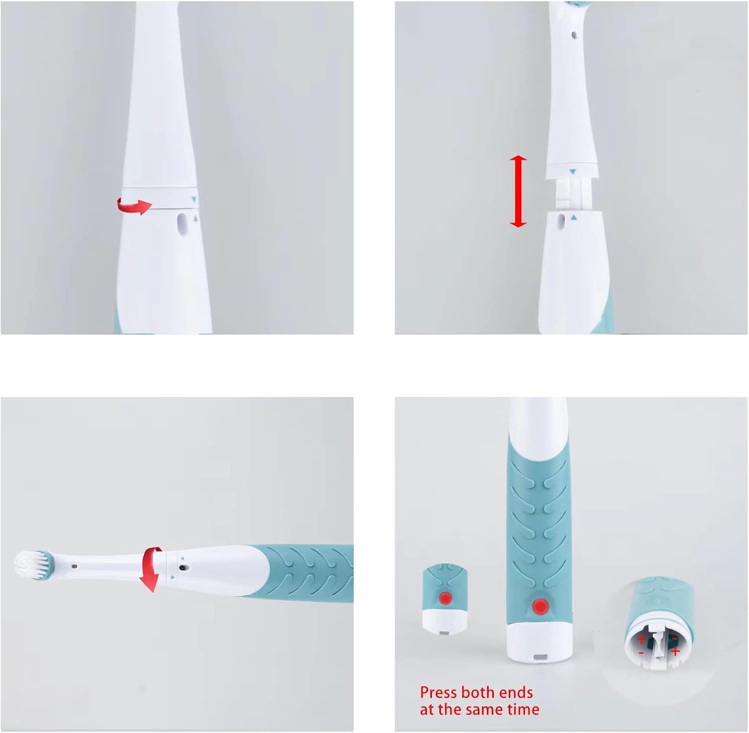 Electric Cleaning Brush with 4 in 1 Multiple Brush Heads, Indoor Household Cordless Motorized Brush for Bathroom Toilet Kitchen Tile Crevice