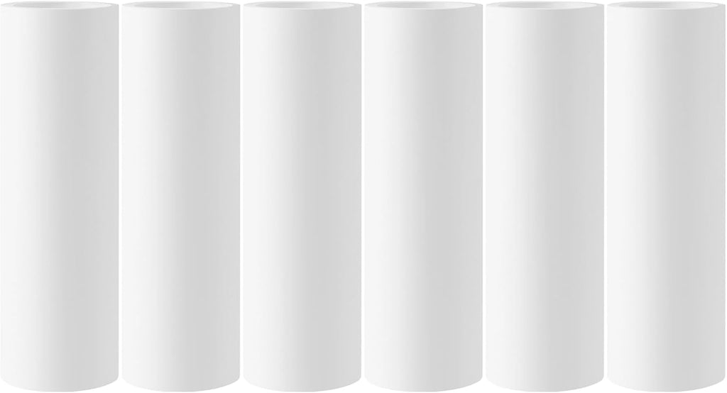 8 inch Large Surface Lint Roller Refills for Scotch-Brite 50% Stickier 8" Wide Lint Roller Replacement Refills for Pet Hair Extra Sticky 60 Sheets per Refill Pack of 6 Total 360 Sheets