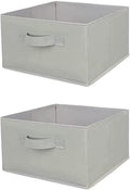 Hanging Shelf Closet Storage Organizer Removable Drawers ，Hanging Storage Organizer Hanging Sweater 2 Sock Underwear Drawers for Closet, Bedroom, Light Grey