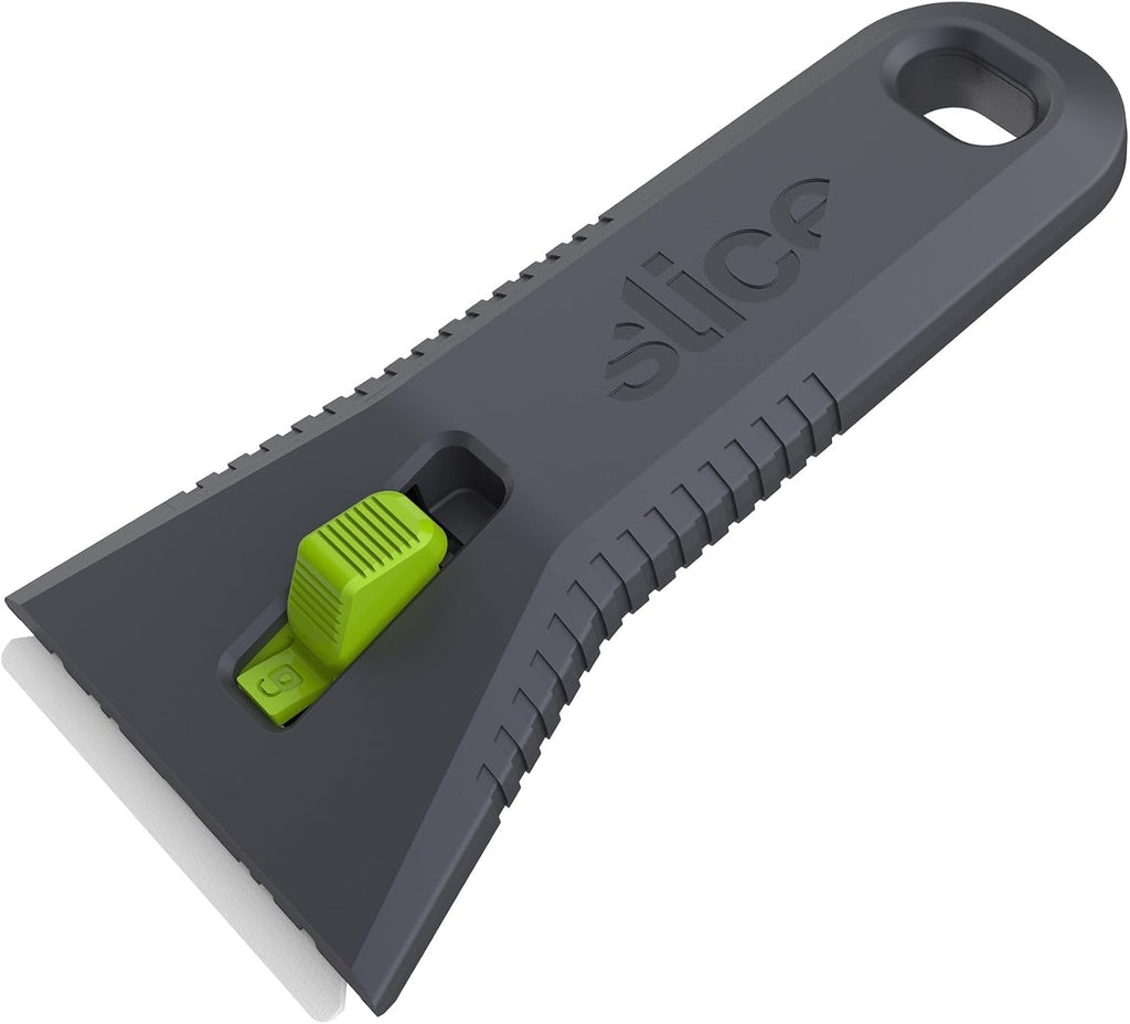 10593-CS Auto-Retracting, Utility Scraper, Locking Ceramic Blade, Rust Free, Finger Friendly, Soft-Touch Comfort Grips Reduce Strain, 12 Pack
