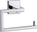 Bathroom Toilet Paper Holder SUS304 Stainless Steel Kitchen Washroom Tissue Roll Dispenser Wall Mounted Rustfree 5-inch TP Holder Polished Finish
