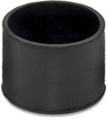 Flyshop 4 Pieces 45mm Rubber Chair Leg Caps Round, Protective Caps for Chair Legs, Floor Protectors, [Non-Slip & Noise Reduction], Durable Chair Socks, Black Furniture Feet Gliders