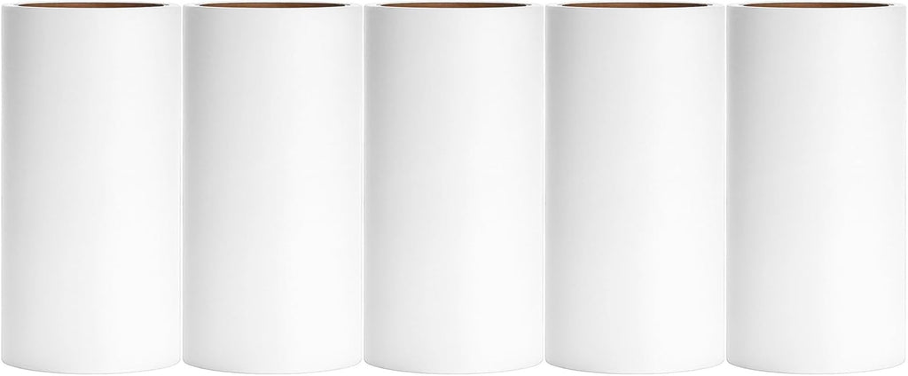 4.6 inch Lint Roller Refills Only for Evercare Giant Lint Rollers for Pet Hair Extreme Stick Refills 5 Rolls 60 Sheets per Roll Total 300 Sheets