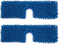 2 Pack Thicken Mop Refills Head Compatible for O Ceda Dual Action Flip System, Microfiber Mop Head Replacements for Dry Wet Use, Machine Washable Double Sided Surfaces