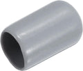 uxcell 20pcs Rubber End Caps 9mm ID Vinyl PVC Round Tube Bolt Cap Cover Screw Thread Protectors Grey