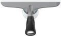 MR.SIGA Multi-Purpose Silicon Squeegee for Window, Glass, Shower Door, Car Windshield, Heavy Duty Window Scrubber, Includes Suction Hook, 10 inch, Gray & Black, 1 Pack