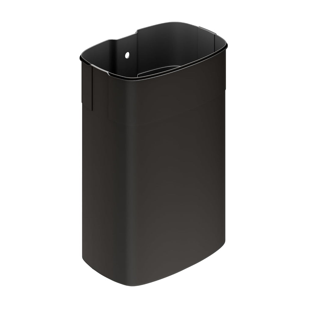 Garvee 13 Gallon / 50 Liter Metal Kitchen Trash Can with Lid, Large Rustproof Garbage Can for Kitchen, Step-on Trash Bin with Inner Bucket, Rear Handle, Soft Close Lid, White
