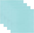 Wisdompro Extra Large 4-Pack Microfiber Cleaning Cloth For Laptop, LCD TV, Computer Screen, Monitor, Tablet, Camera Lens, Glass, Lenses, Phone, iPhone, iPad, other Delicate Surface - Mint (16x16 Inch)
