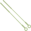 Extra Long Straw Cleaner Brush,Reusable and Soft Silicone Straw Cleaning Brush to Clean Crevice(Avocado Green)