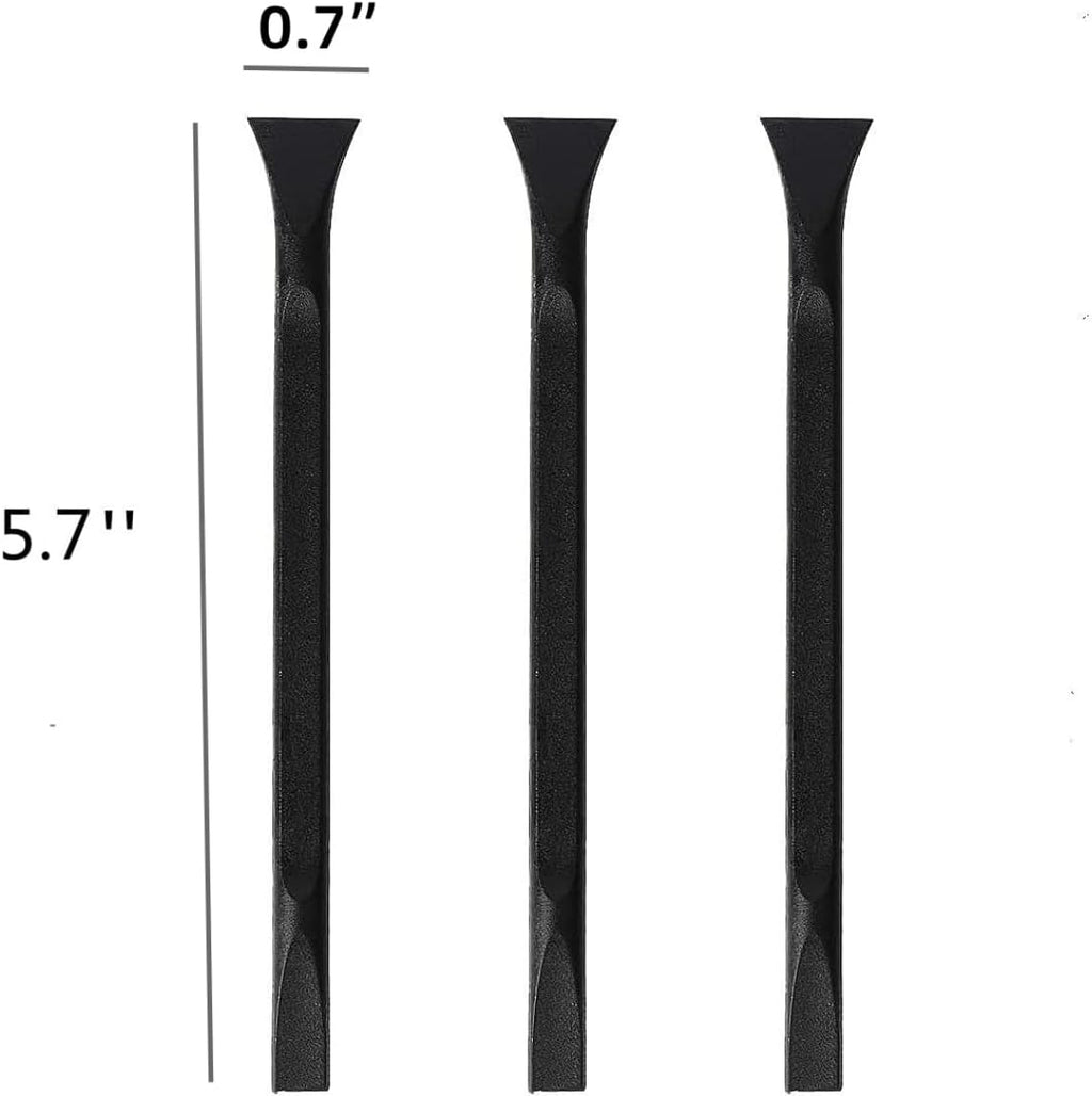 Tpyx Scraper Small Plastic Scraper Tool, Multi-Purpose Scraper Non-Scratch Cleaning Tool, Used in Narrow Spaces and Gaps, Perfect for Removing Oil stains, Labels, Food, Dirt, Paint, Etc. (3)